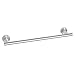 LuckIn 16 Inch Towel Bar Brushed Nickel Hand Towel Rod, Stainless Steel Kitchen Dish Towel Holder, Wall Mounted Bathroom Towel Rack Modern Single Rail Silver Hanger for Shower, TR0016