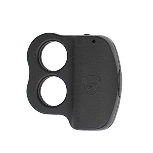 Guard Dog Stun Gun for self Defense with LED Flashlight Black