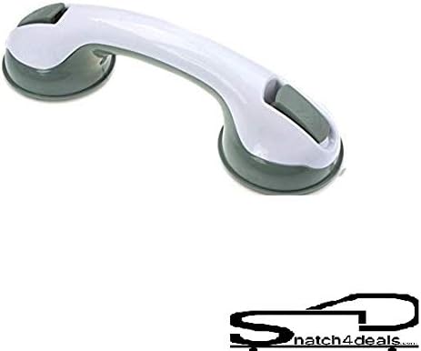 S4D Snatch4deals Wall Mounted Bathroom Bath Tub Shower Washroom Toilet Room Glass Door Window Household Wash Area Grab Bar Helping Handle Picker Holder Handrail Hand Grip 12