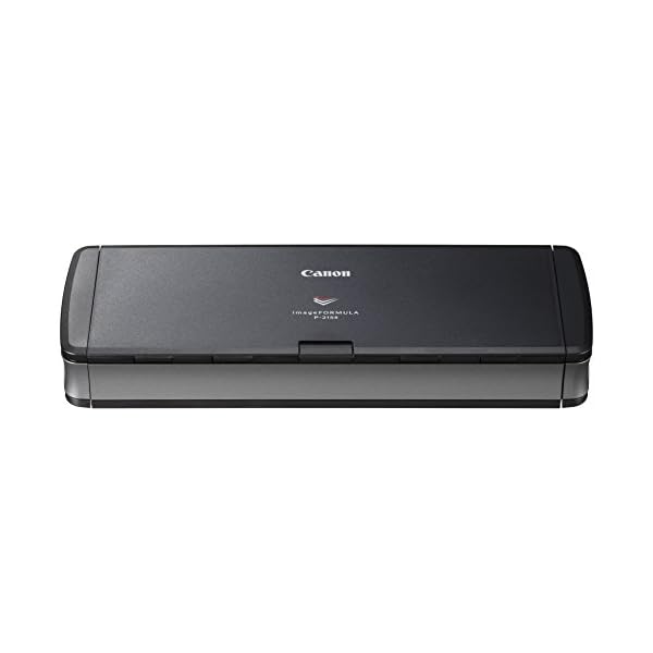 Canon Scanner imageFORMULA P-215II Mobiler Scanner | Dokumentenscanner | Duplex Scanner für Home Office & Büro | USB Kabel | 20 Blatt Einzug | Bis zu 15 Seiten/Min | CaptureOnTouch Lite I OCR I PDF