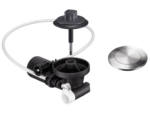 BLANCO PushControl Stainless Steel retrofit Set | Flat and intuitive Remote Control for InFino Waste Systems | Intuitive Push Operation | Easy to Clean | Required Drilling Diameter: 35 mm