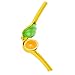Lemon and Lime Squeezer Citrus Juicer - 2-Size Double Bowl - Heavy Duty - Enameled Aluminum - For Vitamin Rich Fresh Juice - with Kitch N Gadgetz Retail Pack and Cleaning Cloth