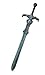 Disguise Men's 4' Long Sword Costume Accessory, Silver, Adult