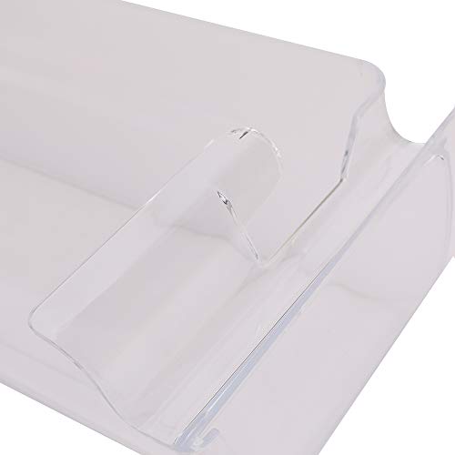 240323002 Refrigerator Tray for Frigidaire Electrolux Kenmore Crosley White-Westinghouse. Replace 240323005, 240323006, 240323009, 240323010. Clear Crystal