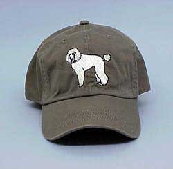 Cap: Poodle, White