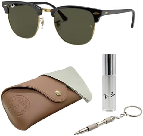 新品未使用　Ray-Ban CLUBMASTER CLASSIC RB3016 Amazon.com: Ray-Ban RB3016 Clubmaster Classic Square Shape Non