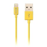 [Apple MFi Certified] Cable Matters Lightning Cable in Yellow 3.3 Feet/1 Meter