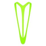 TIAOBU US Mens Borat Mankini Underwear One Size Green