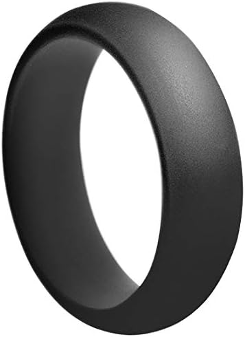 EMBNN Silicone Wedding Rings for Women Men, 8/4/2/1 Packs, Skin-Friendly Thin Rubber Wedding Bands for Women, Comfy Colorfast Stackable Replacement Kit, Thickness 2mm, Width 5.5mm, Size 5 6 7 8 9
