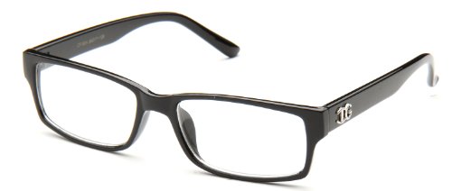 Newbee Fashion - Simple Sleek Squared Fashion Eye Glasses Clear Lens Frames for Women and Men Cosplay Accessories