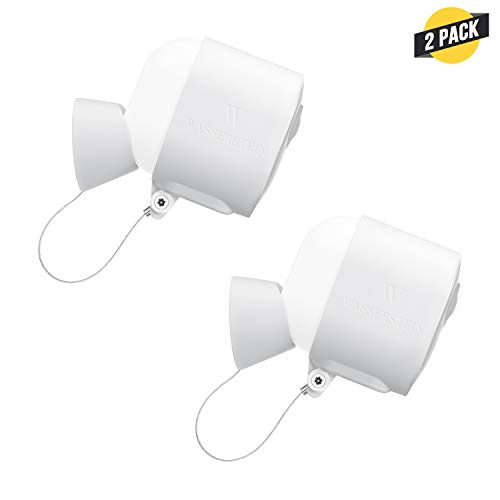 Protective and Theftproof Security Cover Compatible with Arlo Ultra & Arlo Pro 3 - Extra Security for Your Arlo Camera (White, 2-Pack)