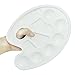 Paint Tray Palettes Art Palette with Thumb Hole -with Kare & Kind® Retail Packaging (3 Pieces, White)