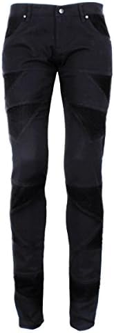 Queen of Darkness Fishnet Detail Skinny Fit Trousers