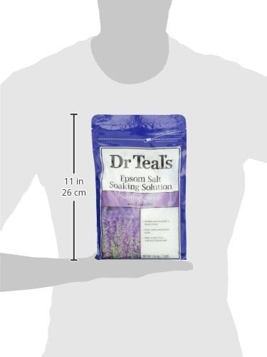 ADVANCED DR. TEALS LAVENDAR SCENTED EPSOM SALT, 48 OZ