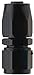 Fragola 220106-BL Pro-Flow Black Size (-6) Straight Hose Fitting