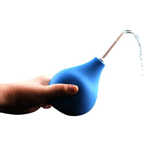 Happy Bum Enema Bulb Syringe - Safe, Comfortable Anal Cleaner Colon Tubes for Enemas - Also Ideal Vaginal Douche Syringe (7 ounces)