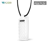 WoCase Pendant Necklace (Arctic White, Diamond) for Fitbit Flex Activity and Sleep Tracker Wristband Band Bracelet ( (Best Gift for Fitbit Flex User)