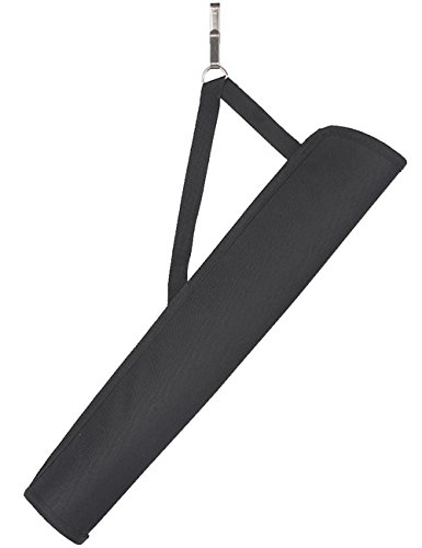 XTACER Lightweight Hip Quiver Training Archery Target Arrow Lite Quiver Holder with clips, RH/LH (Black, for 24