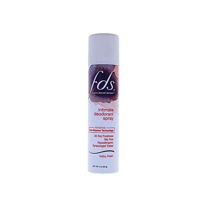 FDS Intimate Deodorant Spray Baby Fresh - 2 oz, Pack of 6
