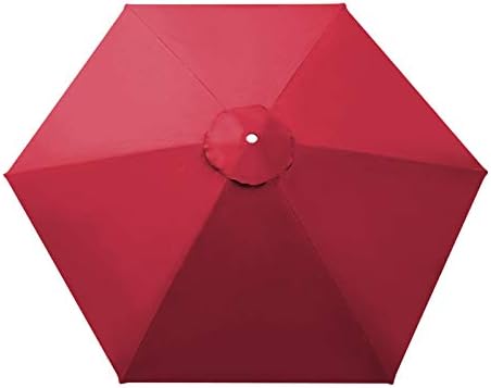 Amazon Com Umbrella Cover Canopy 9ft 8 Rib Patio Replacement Top Outdoor Burgundy Garden Outdoor