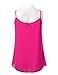 SSOULM Women's Pleated Chiffon Layered Cami Cool Short Tank Tunic Top (S-3XL)