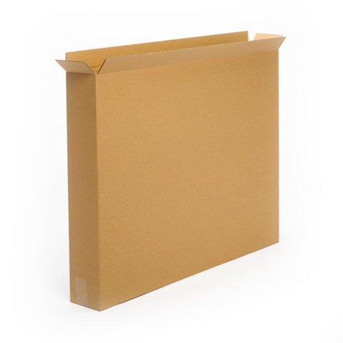 Pratt PRA0147 Recycled Corrugated Cardboard Single Wall Standard Side Load Box with C Flute, 36