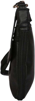 awesome fashions unisex sling bag(black,af051)