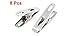 uxcell 8 Pcs Stainless Steel Spring Loaded Metal Laundry Clothes Clip Pegs