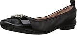 Taryn Rose Women's Abriana Nappa/Soft Patent Ballet Flat, Black/Black, 10 M Medium US