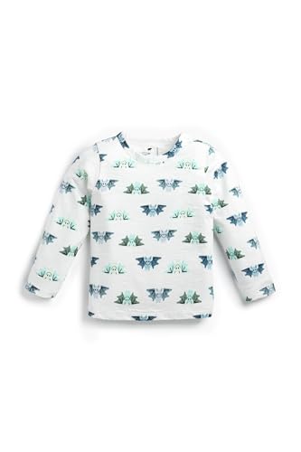 MONICA + ANDY Baby Long Sleeve Crewneck Tee, Size 6-9 Months, Spooky Bats, 100%…