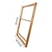 Xatan Wooden Weaving Handcraft Set Knitting Kit Frame with Bar
