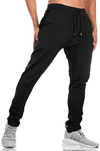 Gopune メンズ トレーニングパンツ ジム ジョガーパンツ フィットネス スポーツ ランニング スウェットパンツ スリムパンツ ロングパンツ ホームウェア スキニー サイズ ｍ