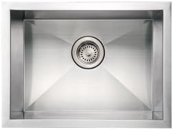 Whitehaus Noah Collection Commercial Single Bowl Undermount Sink L 20" X W 15" X D 10" Brushed Stainless Steel
