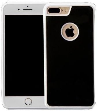 Accessory Crunch GOAT CASE/ Anti-Gravity Selfie Case for iPhone 7, Nano Suction Stick to Glass, Tile, Car GPS, Most Smooth Surface (7 PLUS White)