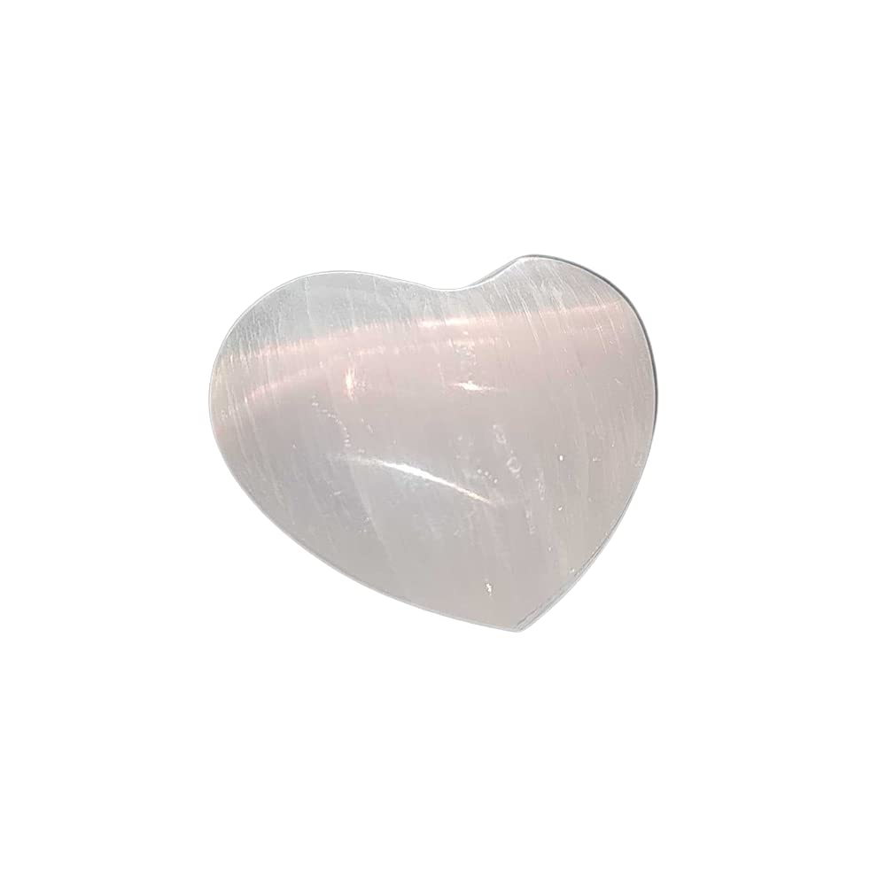 VIE Naturals Crystal Heart, 5cm, Selenite, One