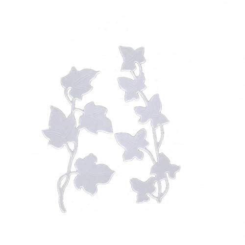 AkoMatial Cutting Dies,Leaves Vine Pattern Embossing Cutting Dies Tool Stencil Template Mold Card Making Scrapbook Album Paper Card Craft,Metal