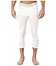 NIKE Men's Pro 3/4 Tights, White/Matte Silver/Black, Large