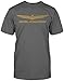 Honda Mens Goldwing Corporate Short-Sleeve T-Shirt/Tee, Charcoal, 2X-Large
