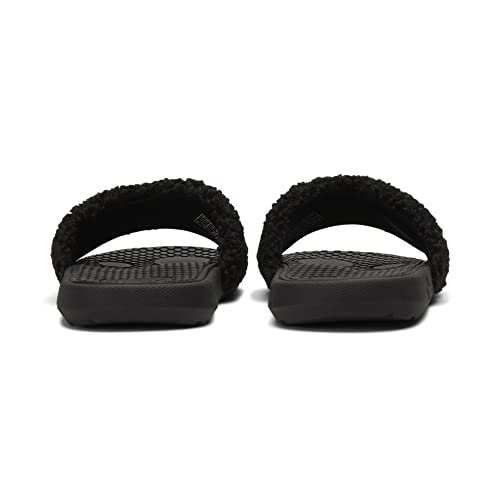PUMA Women's COOL CAT SHERPA Slide Sandals, Puma Black, in