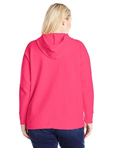 Just My Size Women's Plus-size Full Zip Fleece Hoodie Black Hanes - Main Image