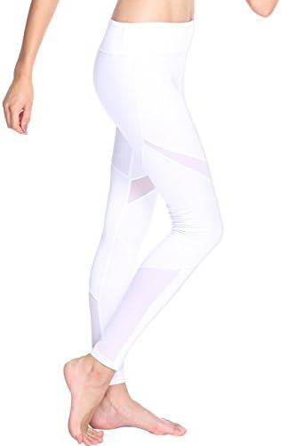 OVESPORT Workout Women's Leggings Mesh High Waisted Fitness Yoga Sports Leggings Pants