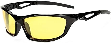 Polarized Sports Sunglasses for Baseball Running Cycling Fishing Golf Black-night