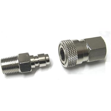 2x Raccords Rapides Coulissants 1/8 NPT – Pour Ligne Airsoft Paintball – Neufs