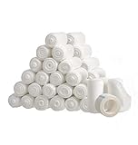 48 Gauze Bandage Rolls with Medical Tape, 2 x 4 Yards Stretched, Stretch Bandage Roll, FDA Approved, Medical Grade Sterile First Aid Wound Care, Dressing, by California Basics