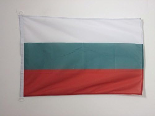 AZ FLAG, Bulgaria Flag, 3x5 Ft, External Use, Bulgarian Banner Knitted Polyester with Two Plastic Rings, Fade Resistant