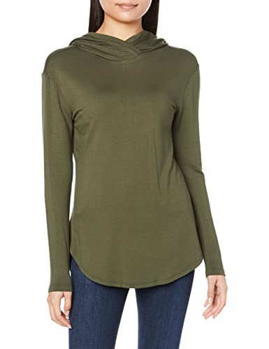 Amazon Essentials Women's Supersoft Terry Hoodie, Standard-Fit Long-Sleeve Pull…