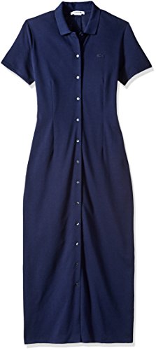 Maxi Polo Dress, Navy Blue 