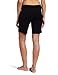 Danskin Women's Essentials Bermuda Short, Black, Large