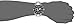 Invicta Men's 1012 II Collection Stainless Steel Black Dial Watch
