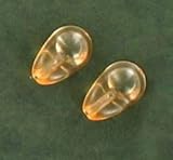 2pcs Good Quality Yellow Clear Ear Gels for Jabra Wave Bluetooth Headset Ear Buds Gels Stabilizers Eargels Earbuds Eartips Earstabilizers Replacement